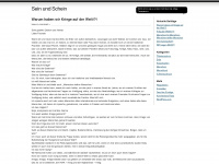 seinundschein21.wordpress.com Webseite Vorschau
