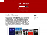 anti-literatur.de Webseite Vorschau