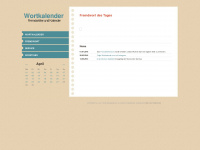 wortkalender.de Webseite Vorschau
