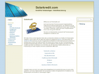 solarkredit.com Webseite Vorschau