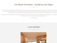 baeckerei-schuhbeck.de Webseite Vorschau