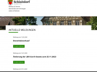 schlaitdorf.de Webseite Vorschau