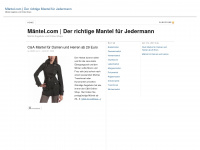 maentel.com Webseite Vorschau