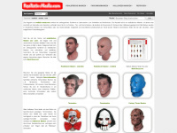realistic-masks.com Webseite Vorschau