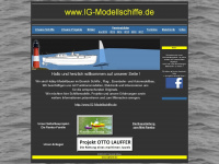 ig-modellschiffe.info Webseite Vorschau