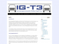 ig-t3.de Webseite Vorschau