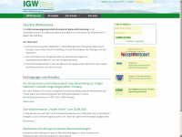 ig-wasserkraft.de Webseite Vorschau