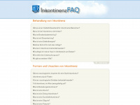 inkontinenz-faq.de Webseite Vorschau