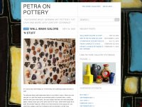 petraonpottery.wordpress.com Webseite Vorschau