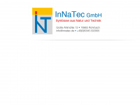 innatec.de Webseite Vorschau