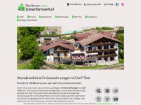 innerfarmerhof.com Webseite Vorschau