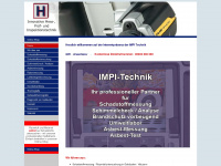 impi-technik.de Webseite Vorschau