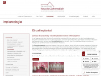 implantat-braunschweig.com Webseite Vorschau