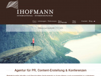 ihofmann.com Webseite Vorschau