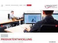innocept-engineering.com Webseite Vorschau