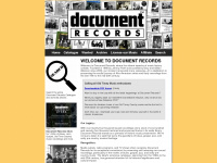 document-records.com Webseite Vorschau