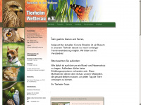 tierheim-wetterau-ev.de Webseite Vorschau