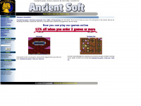 ancientsoft.com Webseite Vorschau