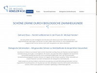 implantatzahnarzt-bous.de Webseite Vorschau