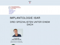 implantologie-isar.de Webseite Vorschau