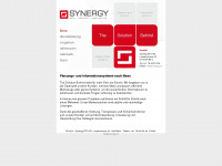 synergy.ch Webseite Vorschau