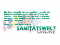 sanitaetswelt-online.de Webseite Vorschau