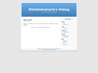 bibliotheksdrache.wordpress.com Webseite Vorschau