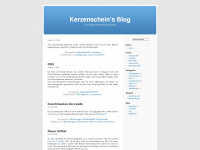 kerzenschein.wordpress.com Webseite Vorschau