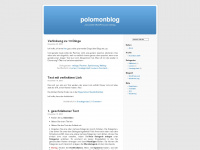 polomon.wordpress.com Webseite Vorschau