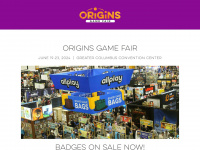 originsgamefair.com Webseite Vorschau