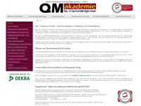 qm-akademie.eu Webseite Vorschau