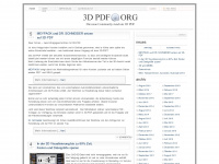 3dpdf.org Webseite Vorschau