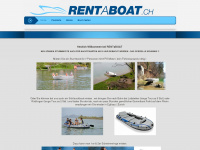 rentaboat.ch Webseite Vorschau