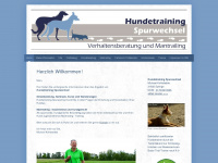 hundetraining-spurwechsel.de Webseite Vorschau