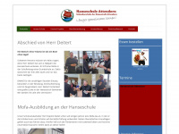 hanseschule-attendorn.de Webseite Vorschau