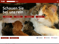 tierschutzbund.ch Webseite Vorschau