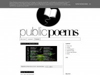 public-poems.blogspot.com Webseite Vorschau