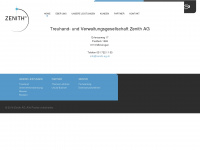 zenith-ag.ch Webseite Vorschau