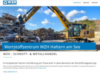 wzh-recycling.de Webseite Vorschau
