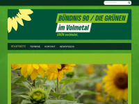 gruene-volmetal.de Webseite Vorschau