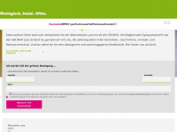 gruene-lyss.ch Webseite Vorschau