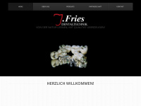 j-fries-dentaltechnik.de Webseite Vorschau
