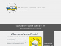 j-guenther-elektrotechnik.de Webseite Vorschau