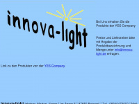 innova-light.de Webseite Vorschau