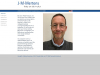j-m-mertens.de Webseite Vorschau