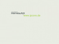 ipcore.de Webseite Vorschau