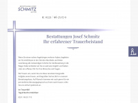 j-schmitz-bestattungen.de Webseite Vorschau
