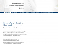 j-wienen-sanitaer.de Webseite Vorschau
