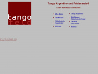 tangofeld.de Webseite Vorschau