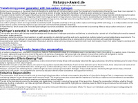 naturpur-award.de Webseite Vorschau